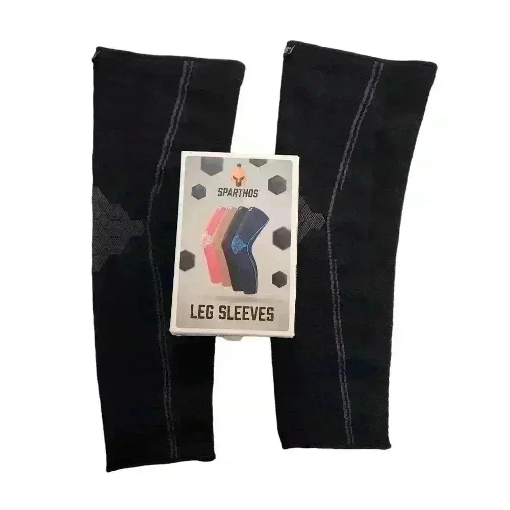 Sparthos Compression Leg Sleeves Size M Black Recovery *See Description